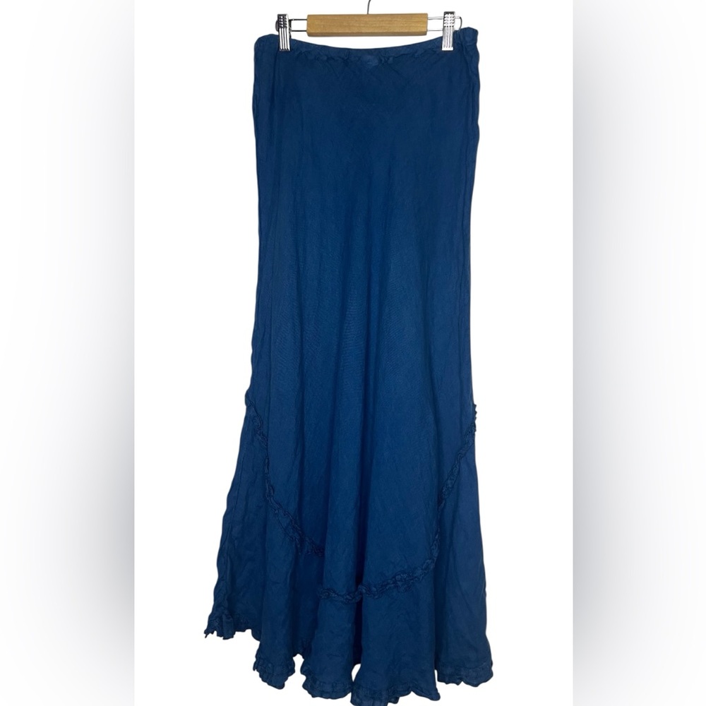 CP Shades Deep Blue Maxi Skirt - Picture 4 of 5
